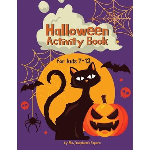 Halloween Activity Book: For kids 7 to 12 - Paperback