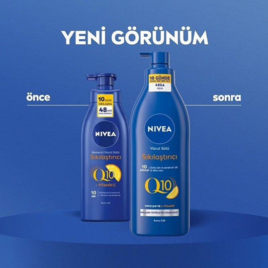 Nivea Q10 Firming Body Lotion - Intensive Moisturization & Firming Benefits for All Skin Types