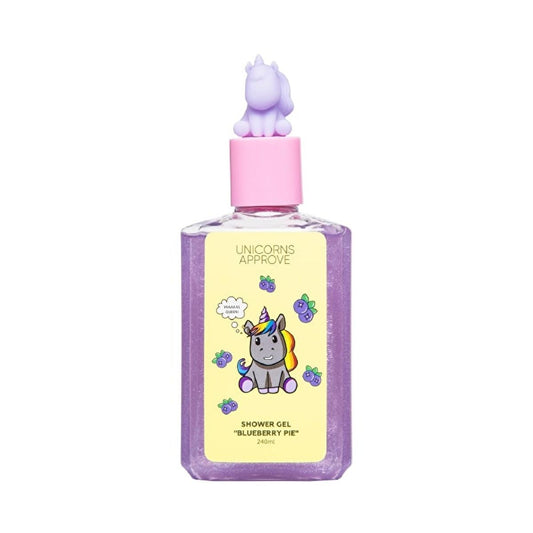 Soda Unicorns Approve Unicorn Shower Gel - Sparkly, Ice Cream Scented, Fun for Kids - 8.12 fl oz