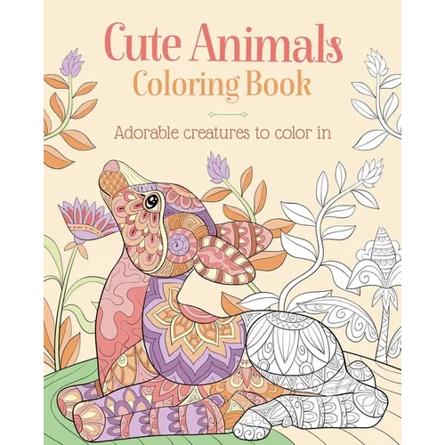 Cute Animals Coloring Book: Adorable Creatures to Color in - Paperback