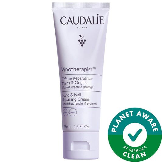Caudalie Hand and Nail Cream - Vegan, Cruelty-Free Moisturizing Cream for Dry Hands & Nails - Antioxidant-Rich, Paraben-Free Hand Cream