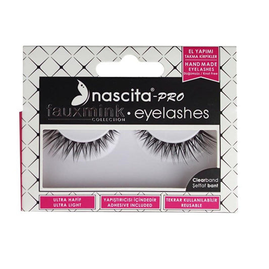 Nascita Pro Faux Mink False Eyelashes 089 - Natural Look, Cruelty-Free, Easy Application