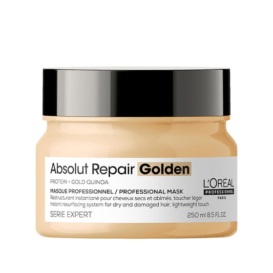 Loreal Professionnel Paris Hair Repair Mask - 250ml Gold-Infused Treatment for Damaged Hair