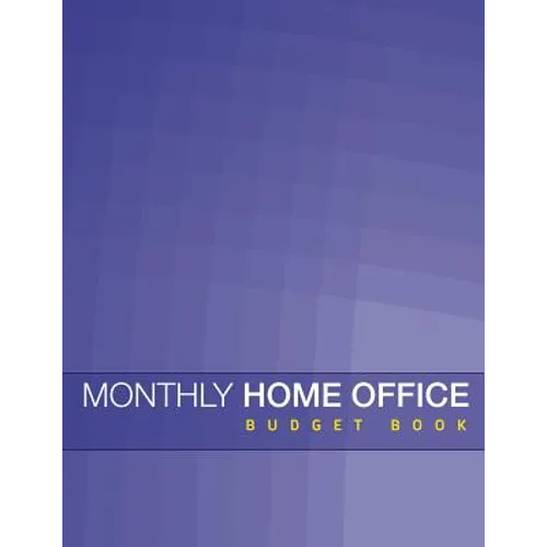 Monthly Home Office Budget Book - Paperback