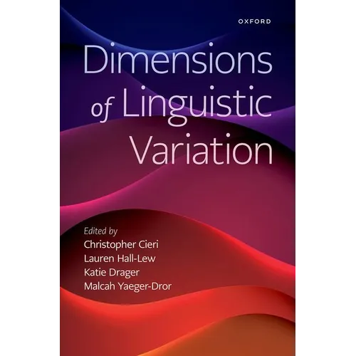 Dimensions of Linguistic Variation - Paperback