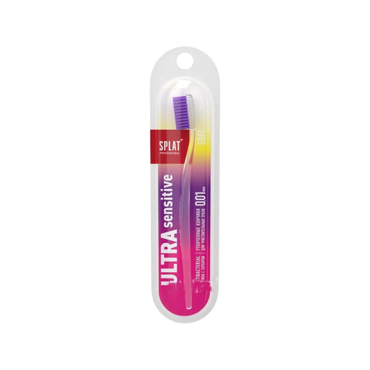 Splat Professional Ultra Sensitive Toothbrush - Soft Bristles for Gentle Gum Care & Sensitive Teeth - Professional Grade Toothbrush