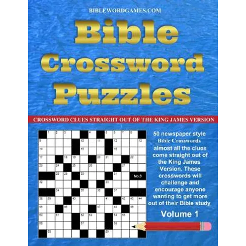 Bible Crossword Puzzles Volume.1 - Paperback