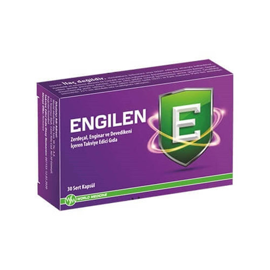 Engilen Milk Thistle Dietary Supplement - 30 Capsules for Liver Support & Digestive Health