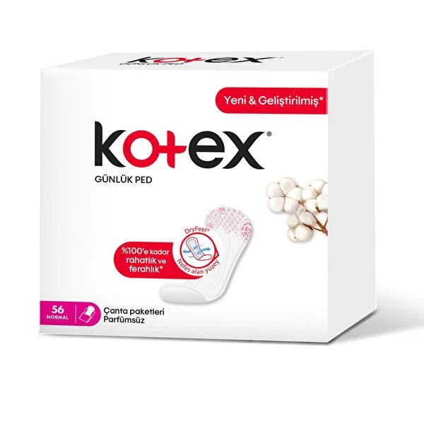 Kotex Regular Daily Pads - 56 Count | Soft and Breathable