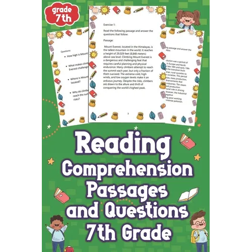 Reading Comprehension Passages and Questions 7th Grade: Unlock Your Child's Potential with Engaging 7th Grade Reading Passages & Questions! Dive into - Paperback