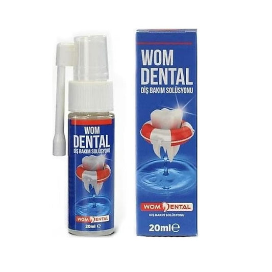 Wom Dental - Natural Oral Care Solution with Clove Oil & St. John's Wort - 20ml Oral Hygiene Liquid