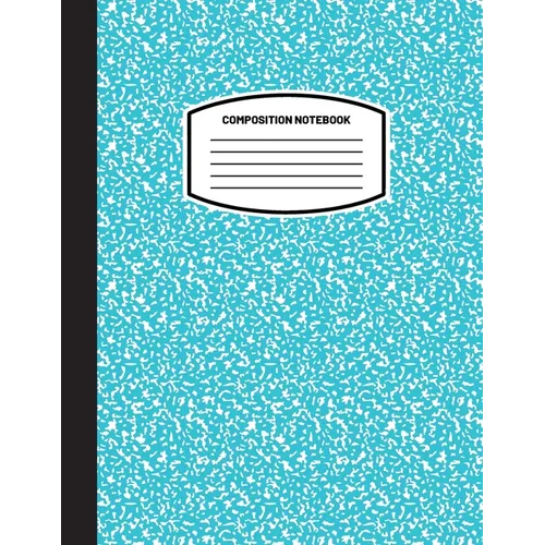 Classic Composition Notebook: (8.5x11) Wide Ruled Lined Paper Notebook Journal (Sky Blue) (Notebook for Kids, Teens, Students, Adults) Back to School - Paperback