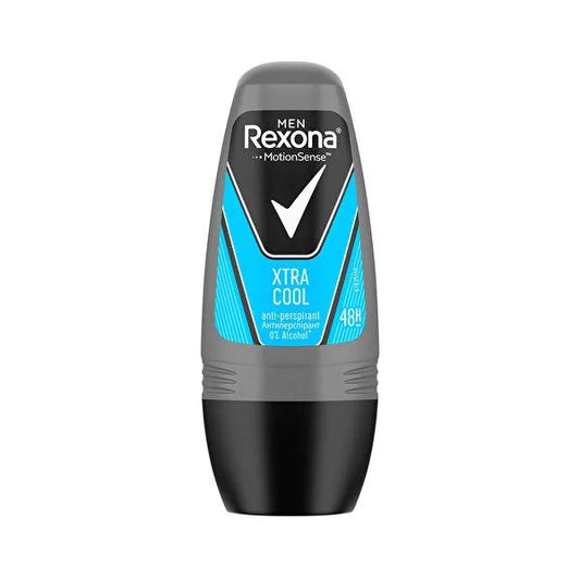 Rexona Men's Deodorant Roll-On Extra Cool - Long Lasting Anti-Perspirant Protection for Men - 48 Hour Freshness