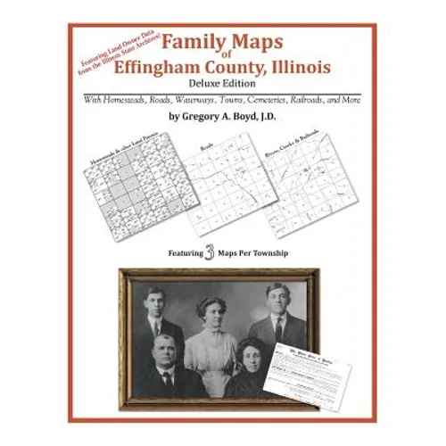 Family Maps of Effingham County, Illinois - Paperback