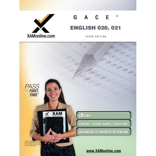 Gace English 020, 021 Test Prep Teacher Certification Test Prep Study Guide - Paperback