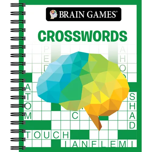 Brain Games - Crosswords (Poly Brain Cover) - Spiral