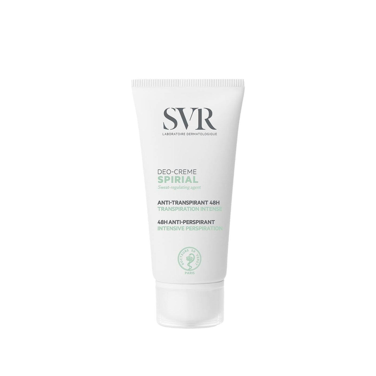 SVR Spırıal Creme Deodorant Cream for Sensitive Skin - 50ml, Natural Sweat Prevention & Antiperspirant