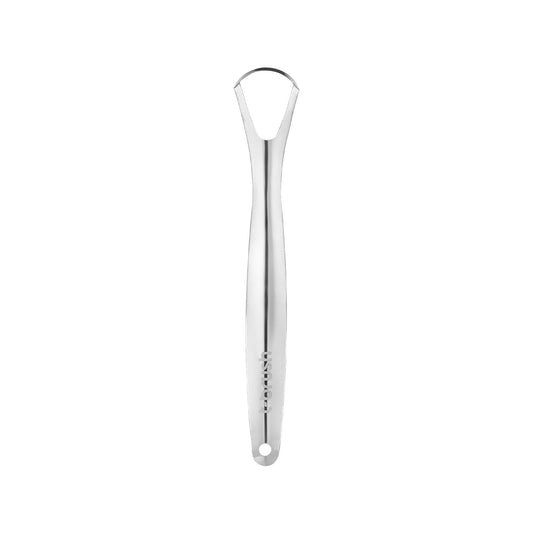 T-Brush Metal Tongue Cleaner - Durable Oral Hygiene Tool for Bad Breath Solution