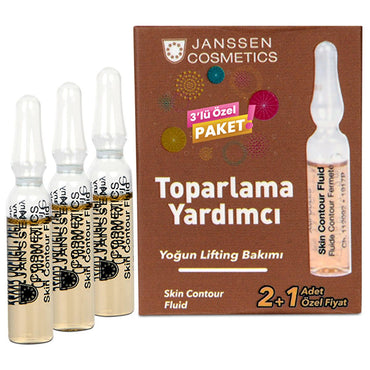 Janssen Cosmetics Anti-Wrinkle Eye Serum Ampoules - Anti-Aging Skincare with Peptide Complex & Hyaluronic Acid