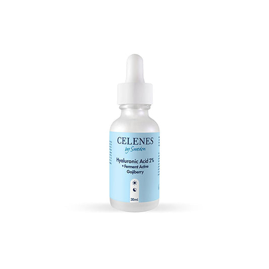 Celenes Hyaluronic Acid + Ferment Active Gojiberry Face Serum - Anti-Aging, Hydrating Skincare Product