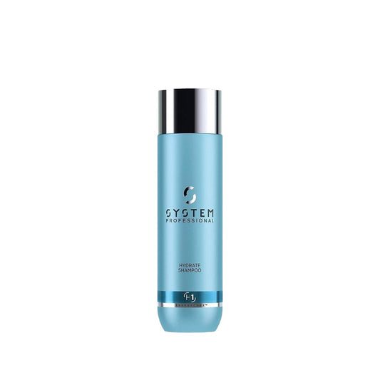 Wella System Professional Hydrate Moisturizing Shampoo - 250ml for Dry or Damaged Hair