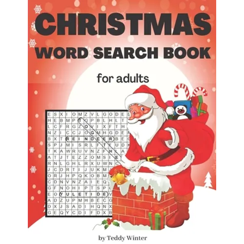Christmas Word Search Book For Adults: Large Print Christian Find Word Puzzles For Kids Brain Sharper - Paperback