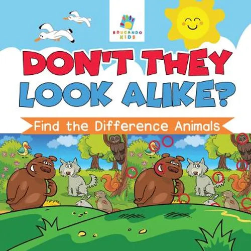 Don't They Look Alike? Find the Difference Animals - Paperback