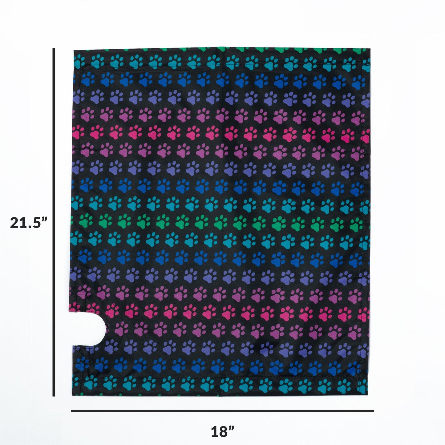 Rainbow Paws Magnetic Fabric Mailbox Cover