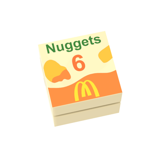 McBrick's Nuggets - Custom Printed - Made Using LEGO® Parts