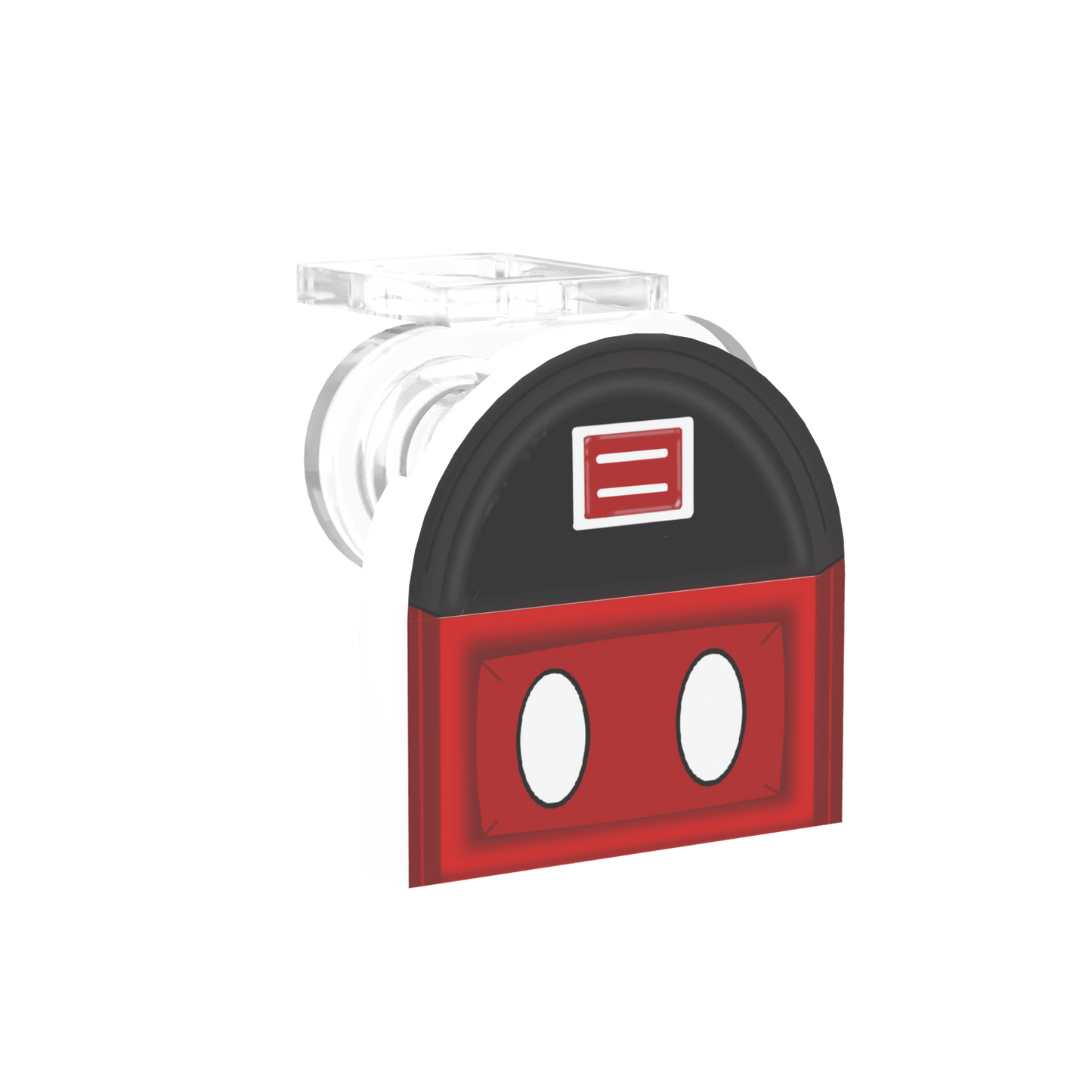 Mickey Lugfly Cosplay Mini Backpack - Minifig Scale - Custom Printed - Made Using LEGO® Parts