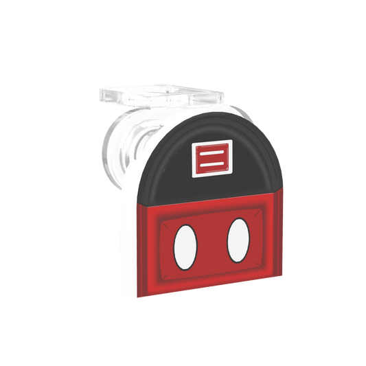 Mickey Lugfly Cosplay Mini Backpack - Minifig Scale - Custom Printed - Made Using LEGO® Parts