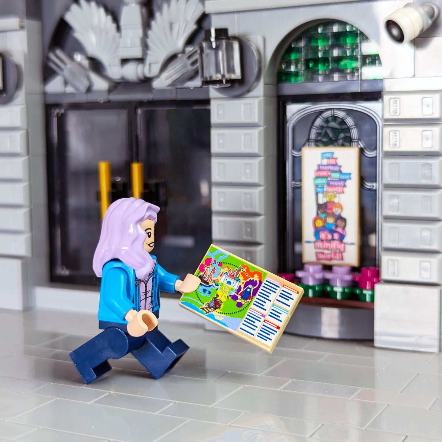 Theme Park Map - Custom Printed Using a LEGO® Part