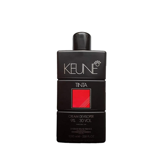Keune Tinta Color Developer 30 Vol. - 1000ml Hair Color Developer for Professionals and At-Home Use