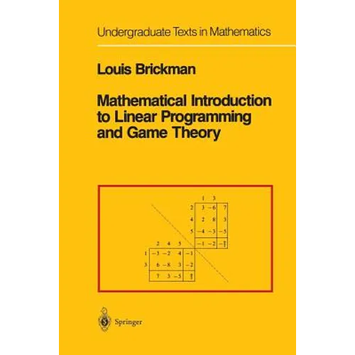Mathematical Introduction to Linear Programming and Game Theory - Paperback