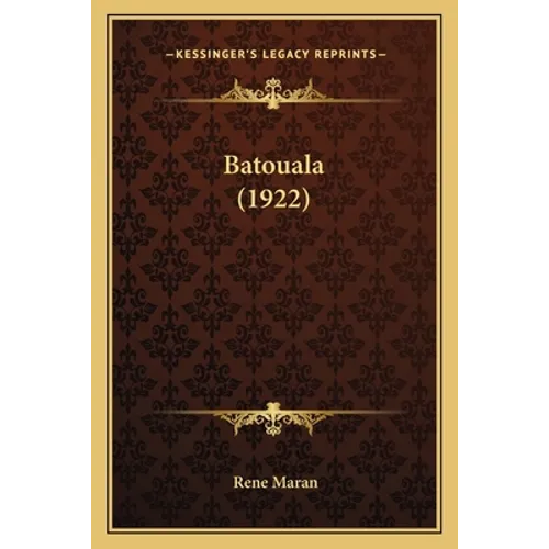 Batouala (1922) - Paperback