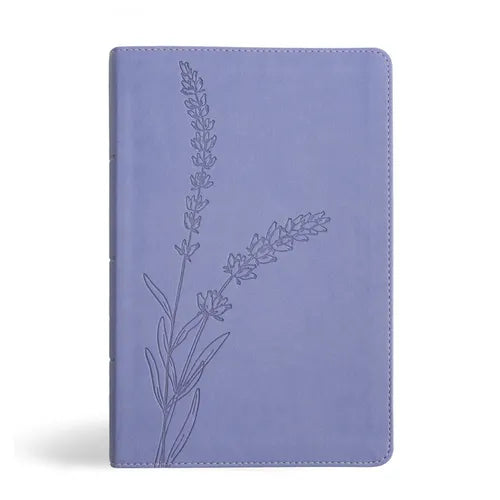 KJV Personal Size Giant Print Bible, Lavender Leathertouch, Indexed - Imitation Leather
