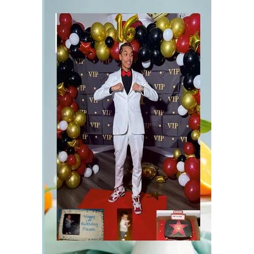 Mason Isaac Bodden 16th Birthday Celebration: Walk The Red Carpet & Celebrate Mason's Birthday - Paperback