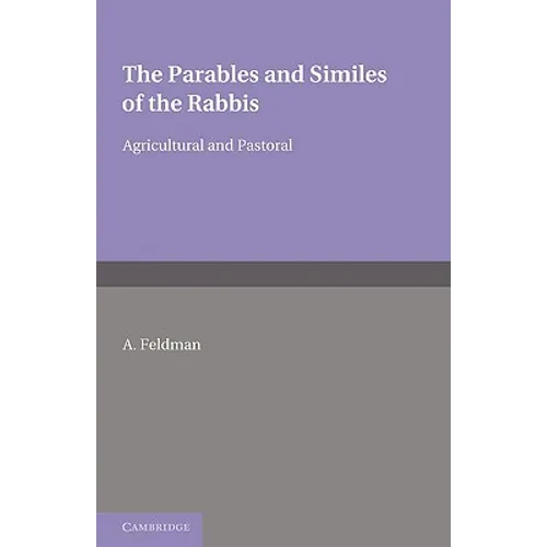 The Parables and Similes of the Rabbis - Paperback
