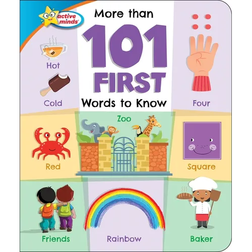 Active Minds More Than 101 First Words to Know - Board Book