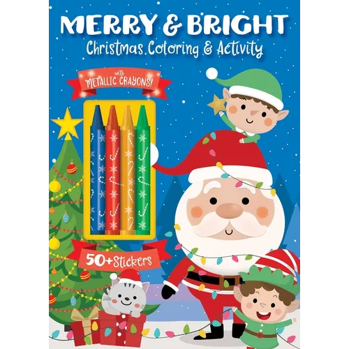 Merry & Bright! Christmas Coloring - Paperback