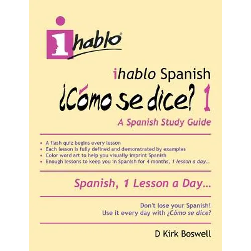 ihablo Spanish ¿Cómo se dice? 1 - Paperback