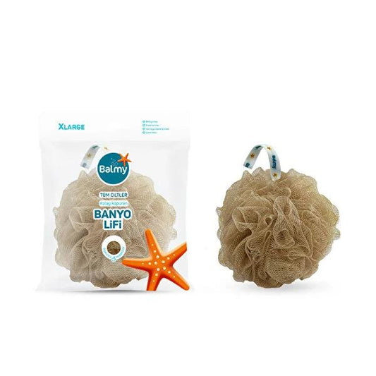 Balmy Banyo Lifleri XL Bath Loofah: Exfoliating Bath Sponge for Soft, Clean Skin - Enjoy a Luxurious & Cleansing Shower Experience
