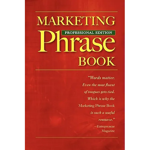 Marketing Phrase Book - Paperback