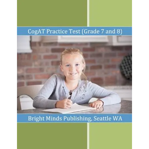Cogat Practice Test (Grade 7 and 8) - Paperback