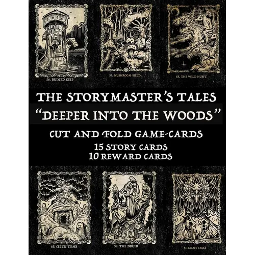 The Storymaster's Tales Deeper into the Woods: Cut and Fold Game-cards - Paperback