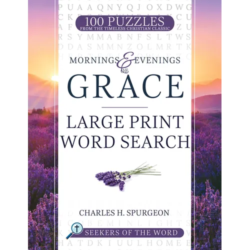 Mornings and Evenings of Grace: Large Print Word Search - Paperback