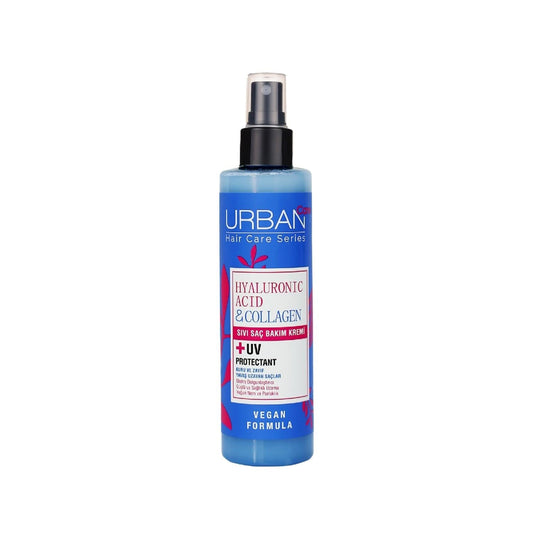 Urban Care Hyaluronic Acid Collagen Leave-in Hair Cream for Dry, Damaged Hair - 6.76 fl oz Nourishing Hydrating Strengthening