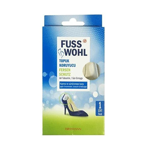 Fusswohl Heel Protection Pad - Gel Heel Protector for Blister Prevention & Comfort
