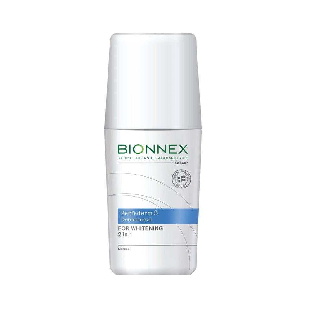 Bionnex Deodorant Roll-On for Whitening - Natural, Aluminum-Free & Paraben-Free - 75ml