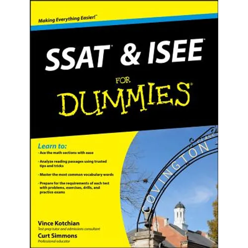 SSAT and ISEE For Dummies - Paperback